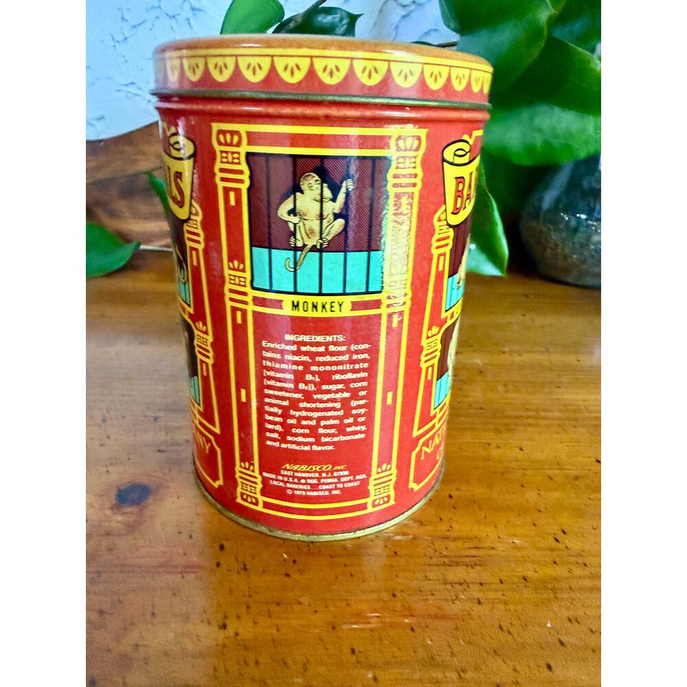 Vintage Barnum’s Animals Circus Tin Replica 1914 Design National Biscuit Co - Picture 3 of 8